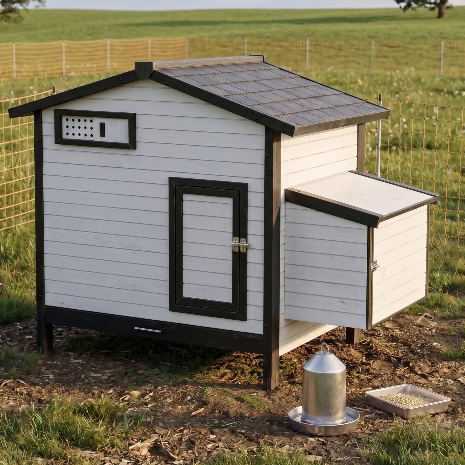 Agrarzone Ecoflex Hen Haus Chicken Coop with Nest Box, Weatherproof
