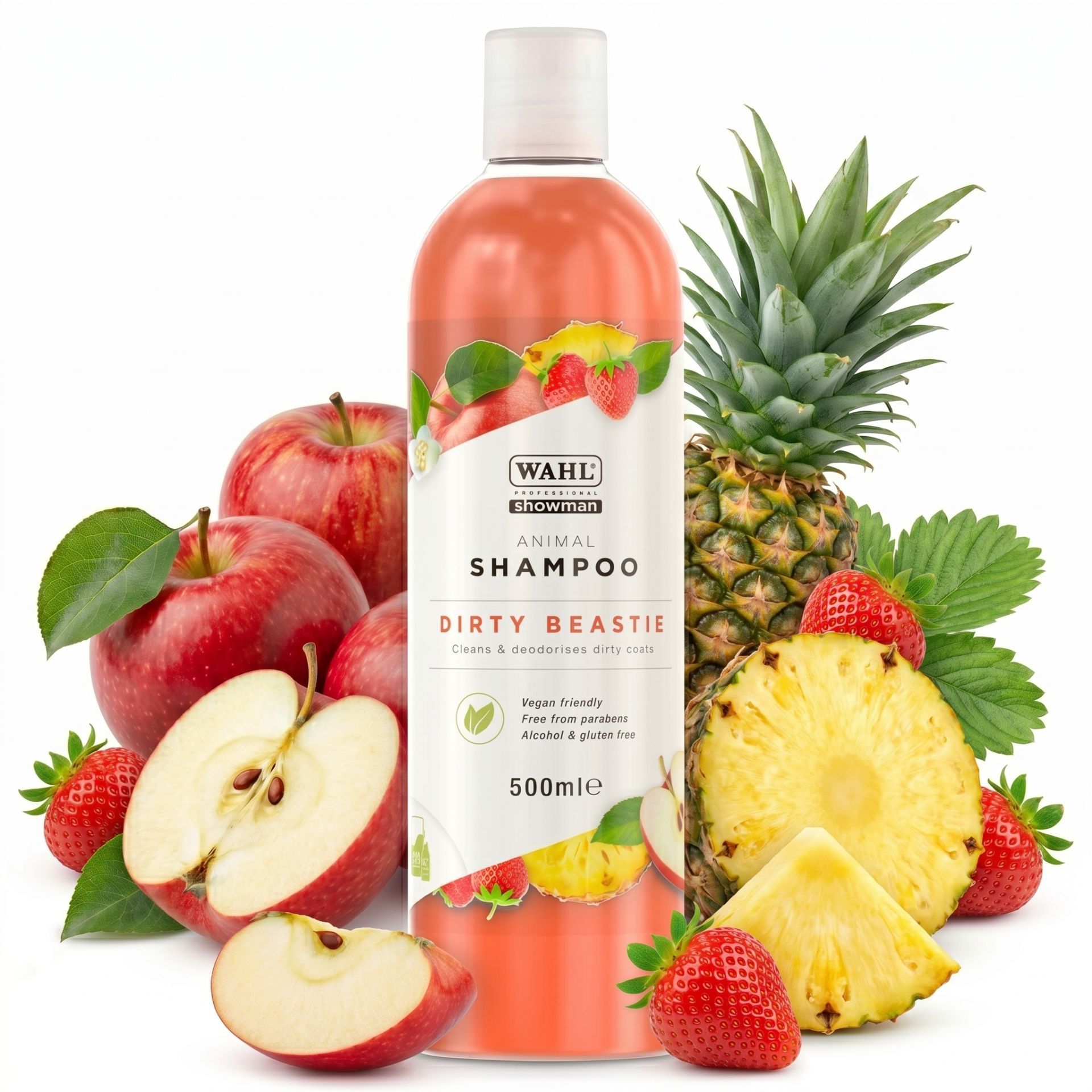 Shampoo, Tier Shampoo, Fruchtduft, Vegan, 500ml