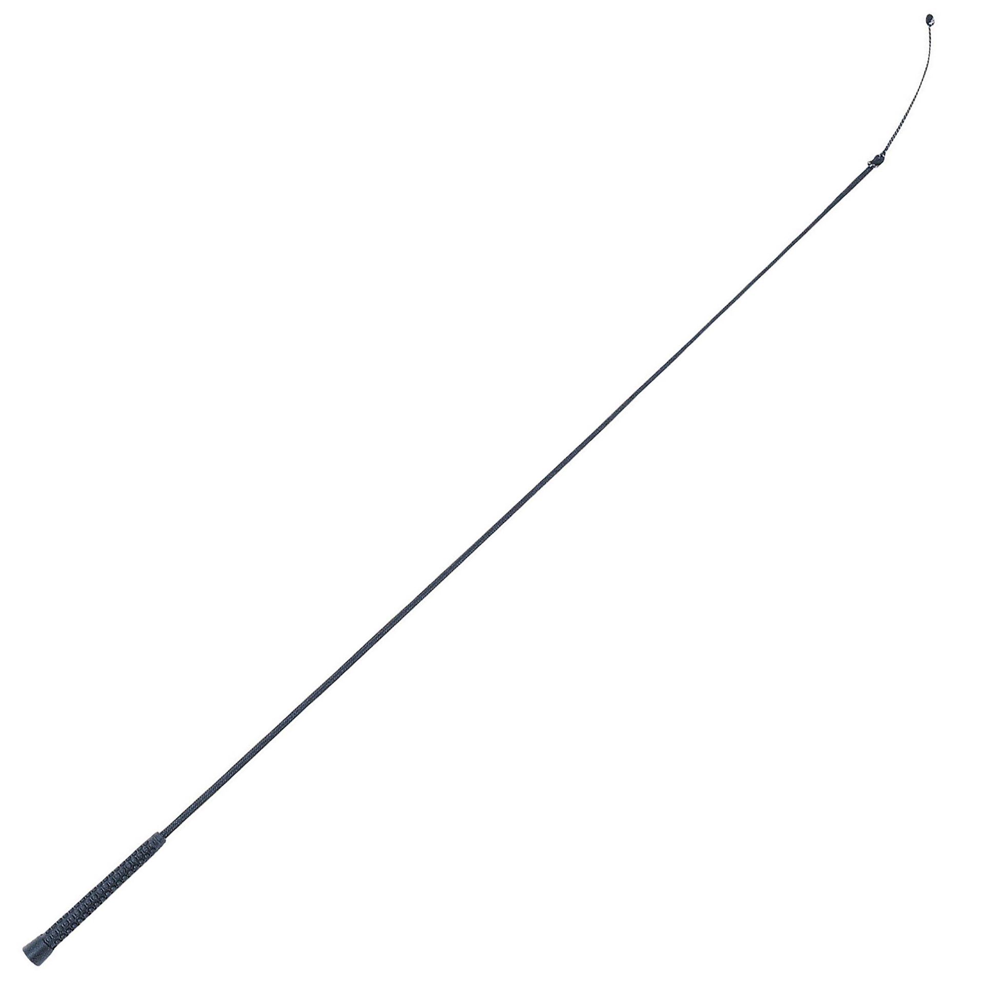 Covalliero Cravașă de Dresaj 100 cm Fibră de Sticlă cu Mâner Antiderapant, Negru