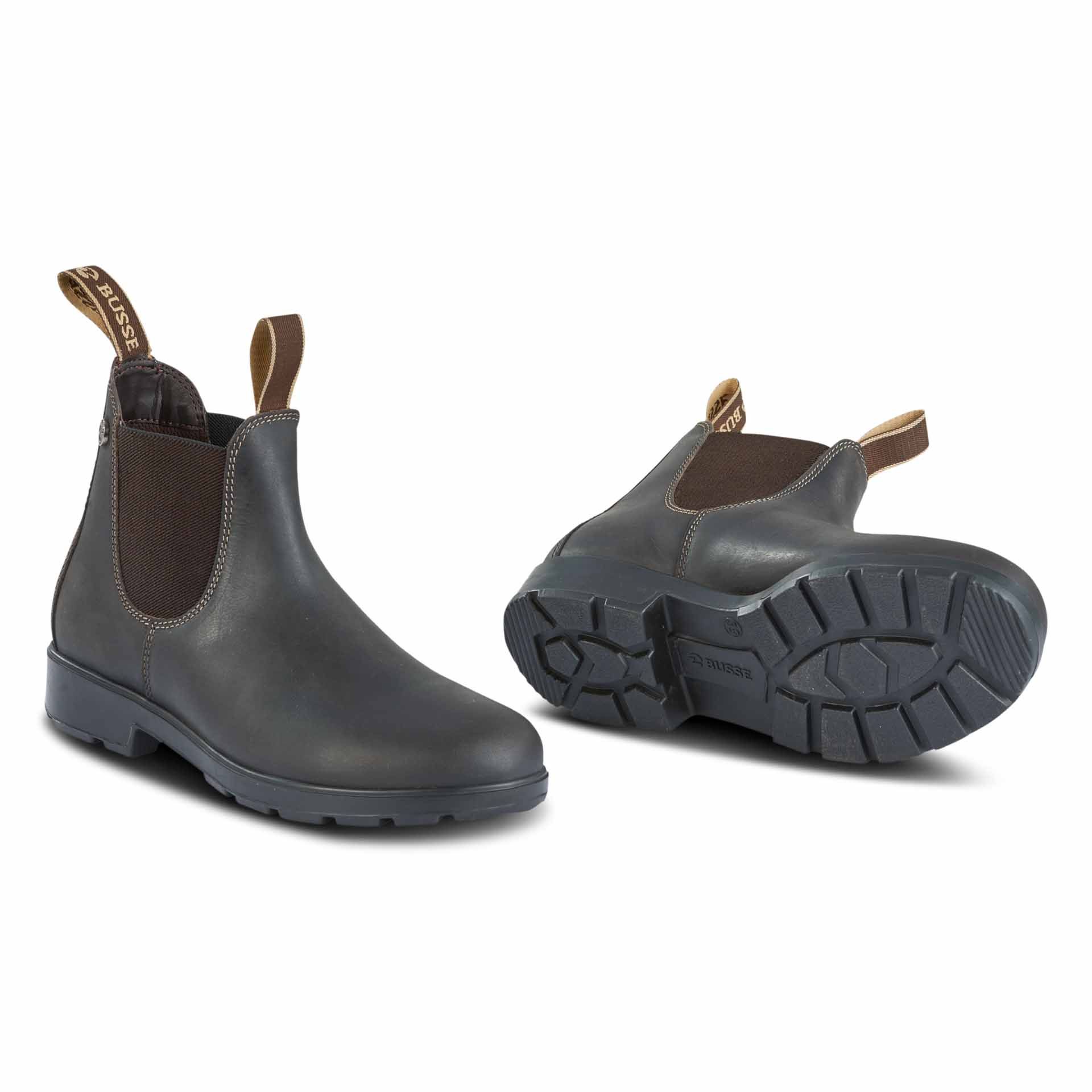 BUSSE Jodhpur bokacsizma STABLE ROCK, Outback stílus, Nubuk bőr