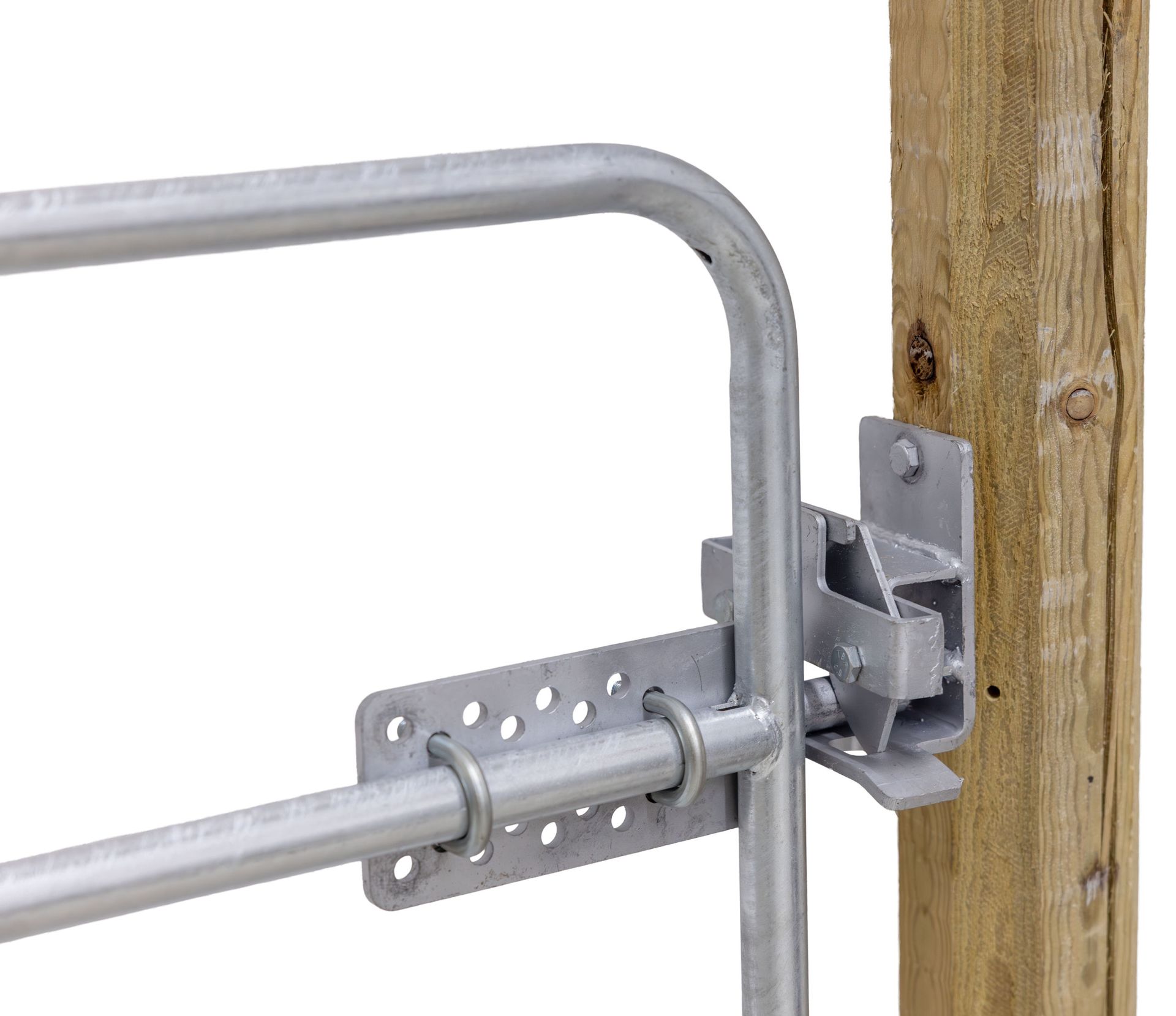 Kerbl Verrouillage automatique double sens pour barrière d'herbage, en utilisation