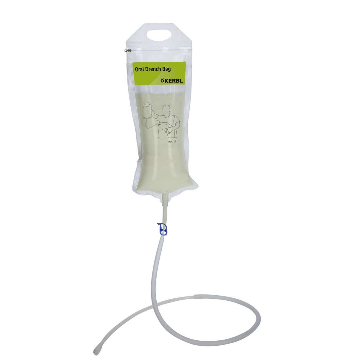 Kerbl Drench Bag Matningspåse för Kalvar, med Sond och Blixtlås, 2,5 L