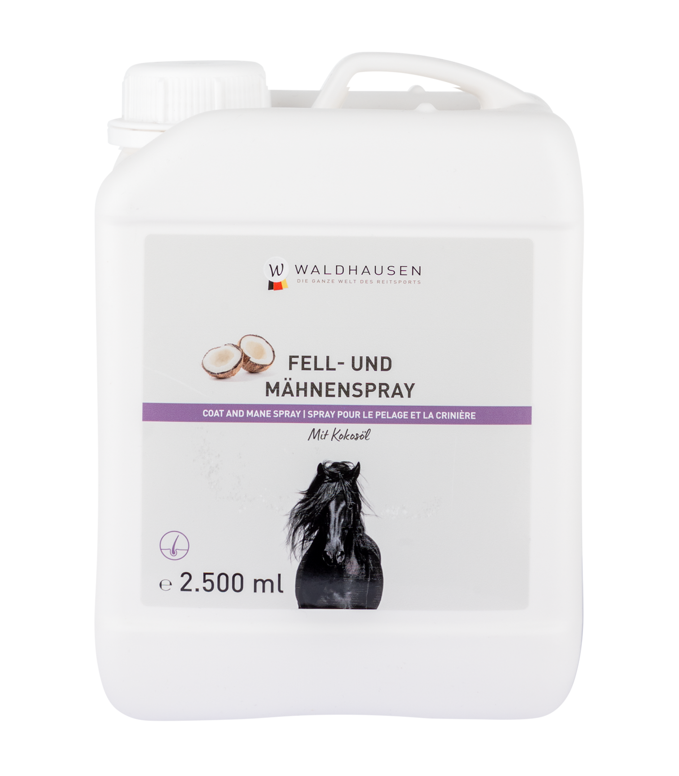 Waldhausen Spray pelage et crinière à l'huile de coco, 2500 ml