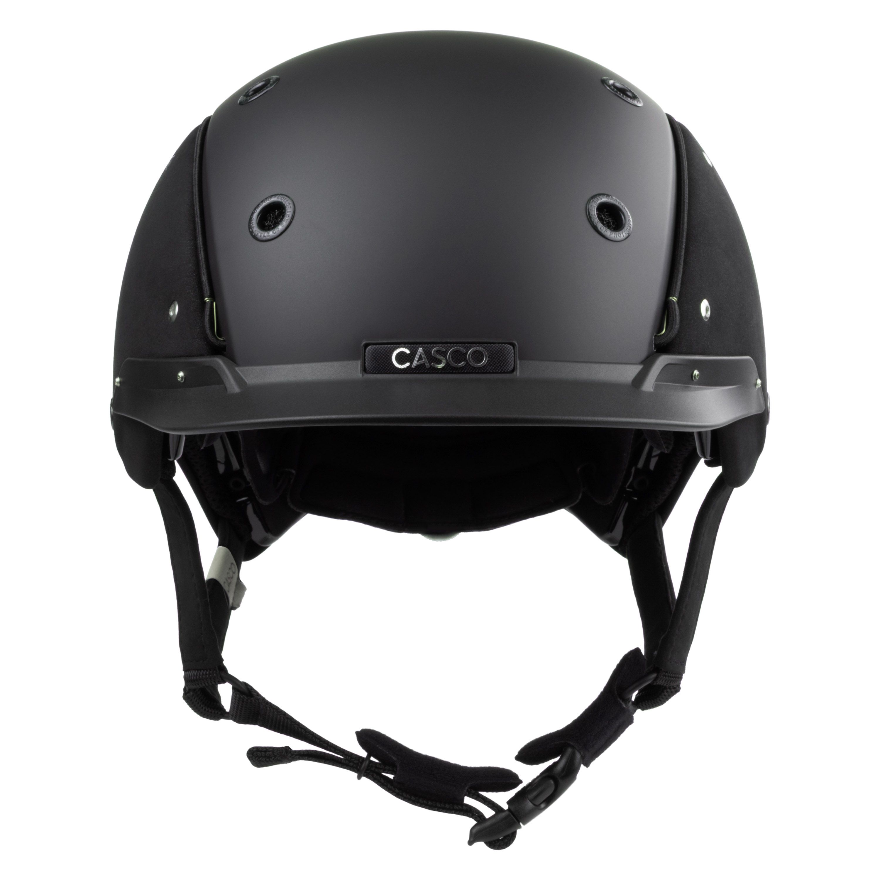 Casco Champ Nova Shade lovaglósisak fekete kristály, elölnézet