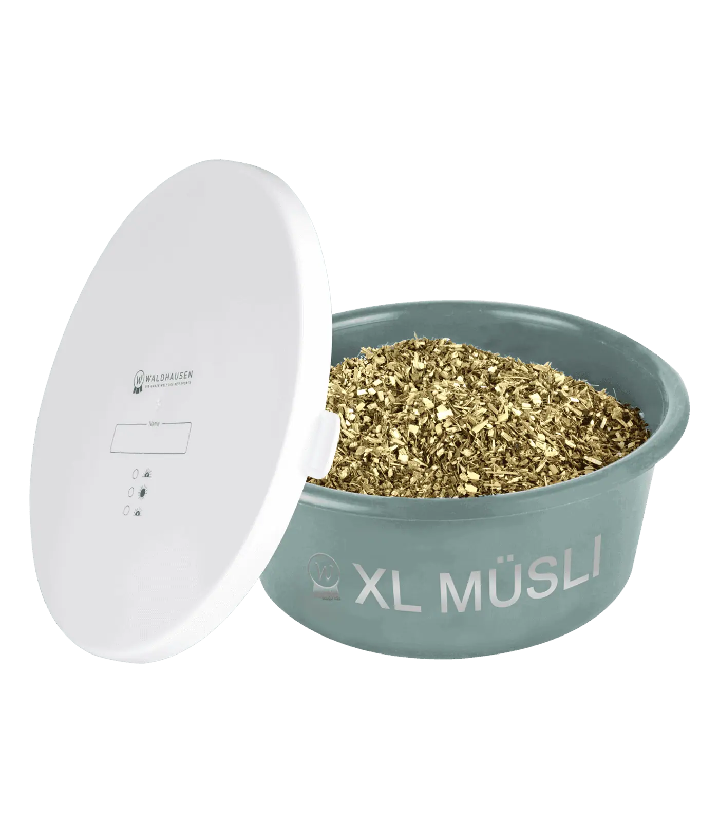 Waldhausen Ciotola XL con coperchio, contenitore müsli 8 L, contenuto della confezione