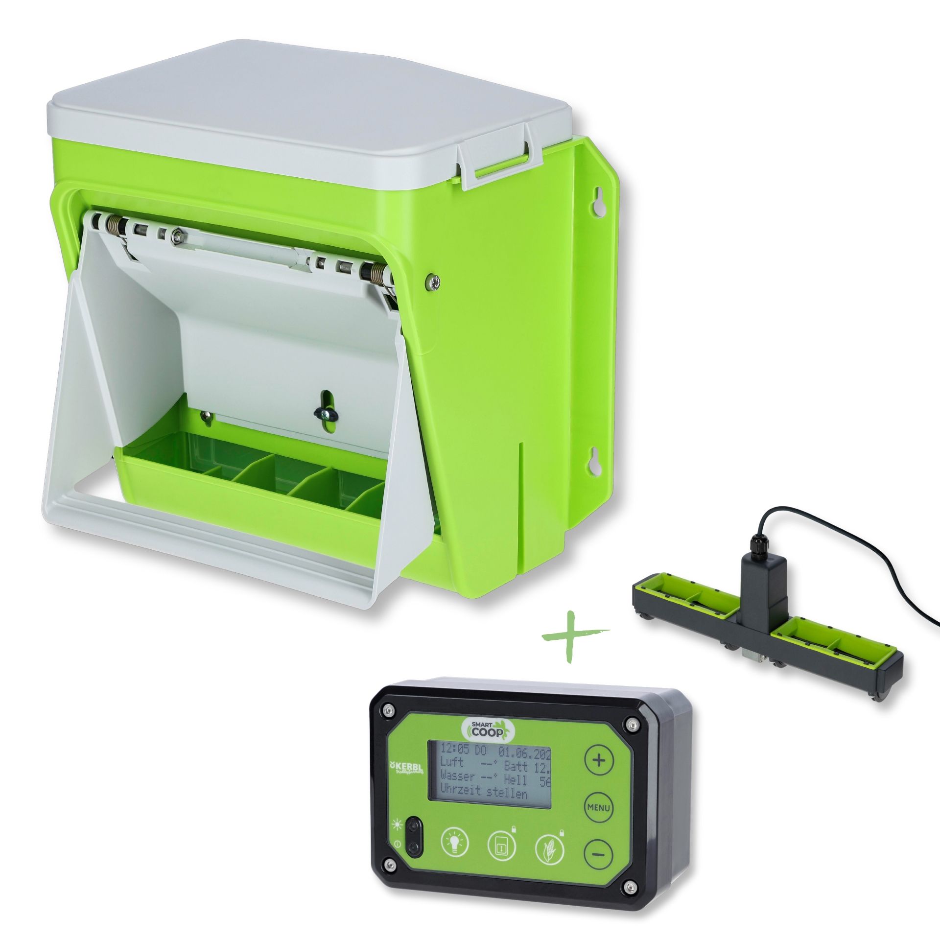 SmartCoop Futterautomat inkl. Steuerung + Dosierer Set, Set