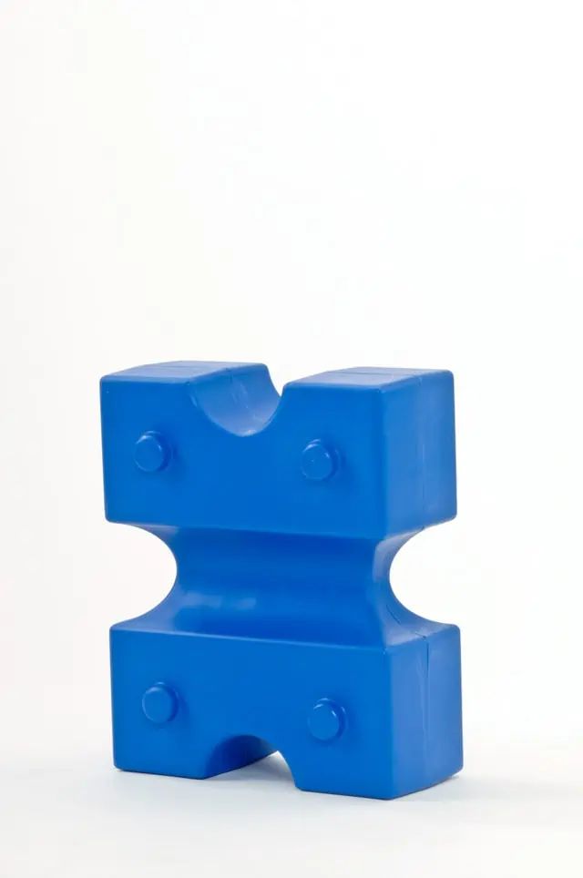 Cavaletti-Block Knuffi stapelbar blau