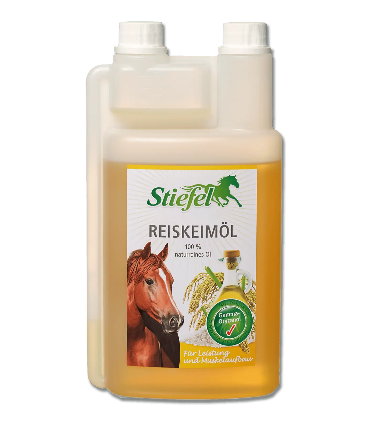 Stiefel Ulei din Germeni de Orez pentru Cai, Ulei Natural, 1 l