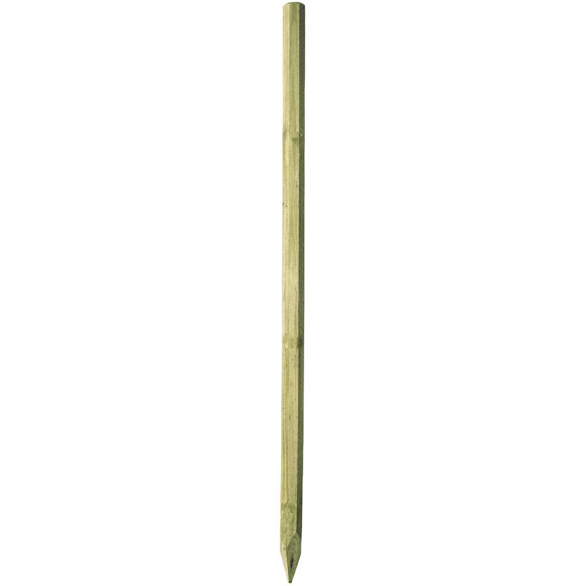 Poteau d'angle Octo Wood profil octogonal Ø 140 mm