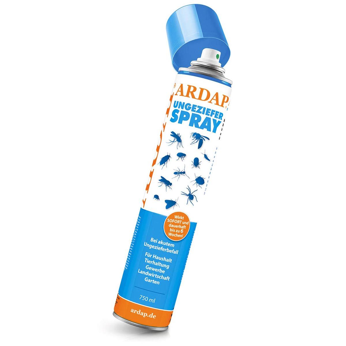 Spray anti-vermines ARDAP 750 ml, emballage