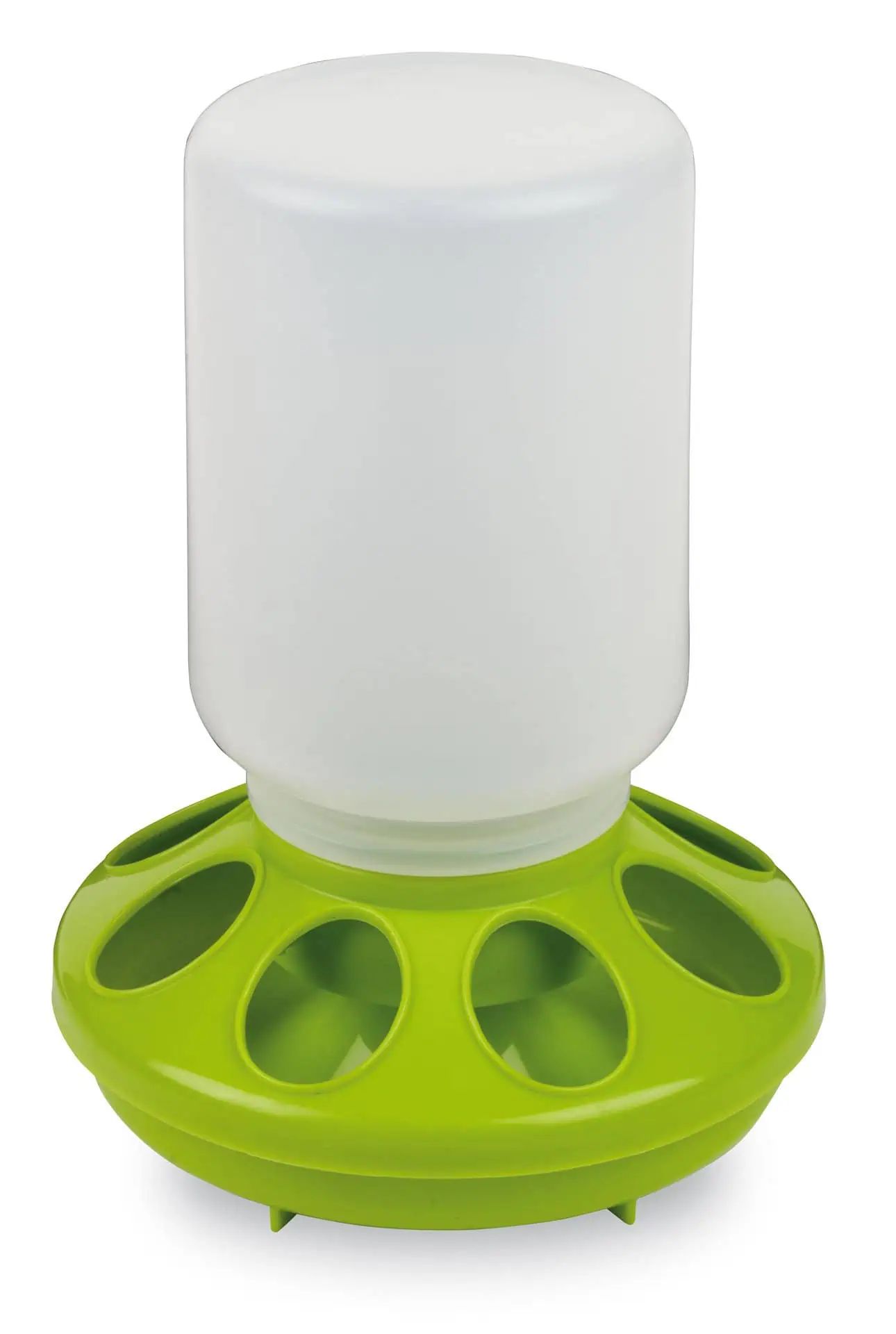 Agrarzone Dispenser hrană pentru pui, prepelițe și găini, verde, 1 kg