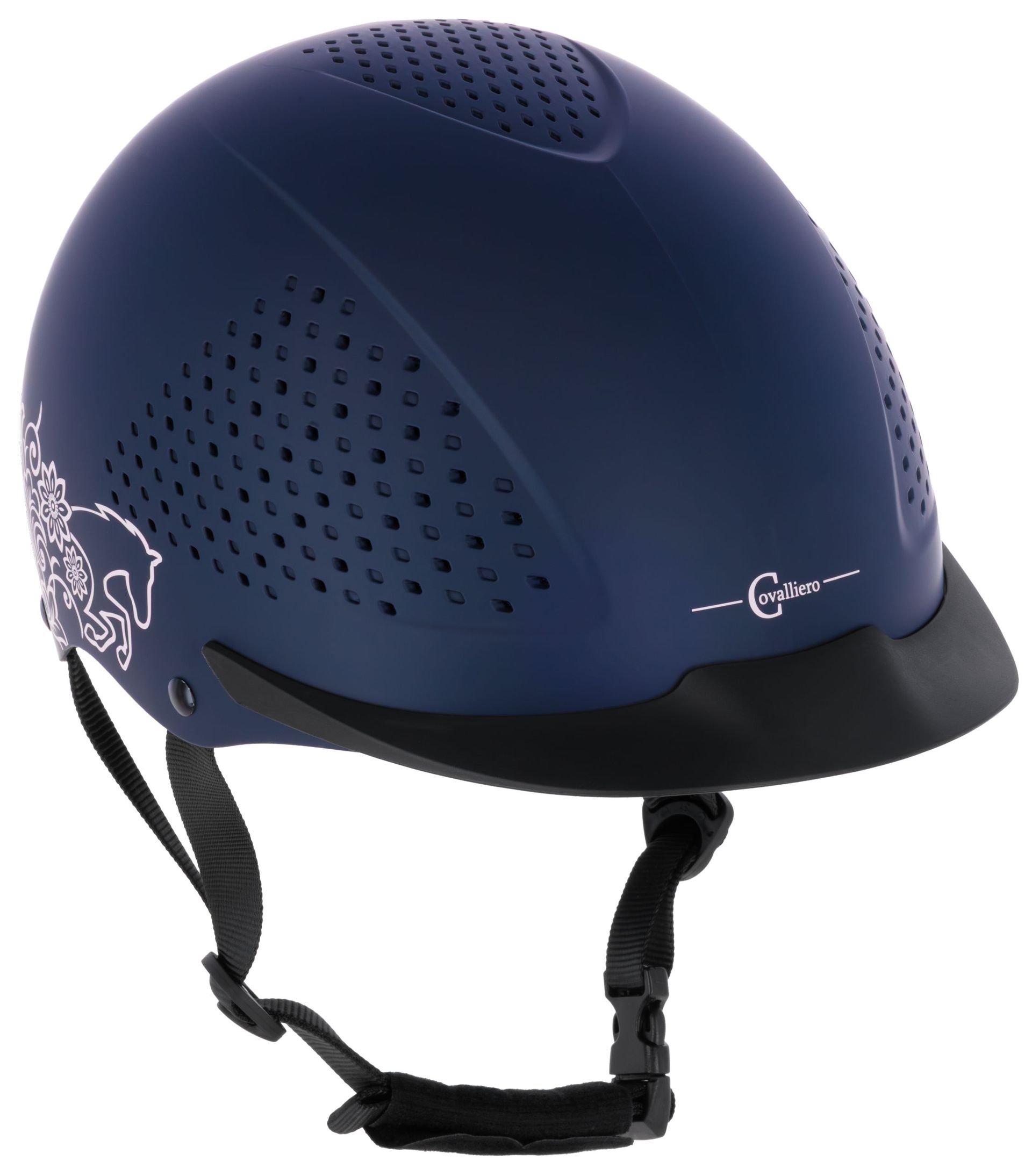 Covalliero Casco da equitazione Beauty 2.0 per bambini, vista laterale