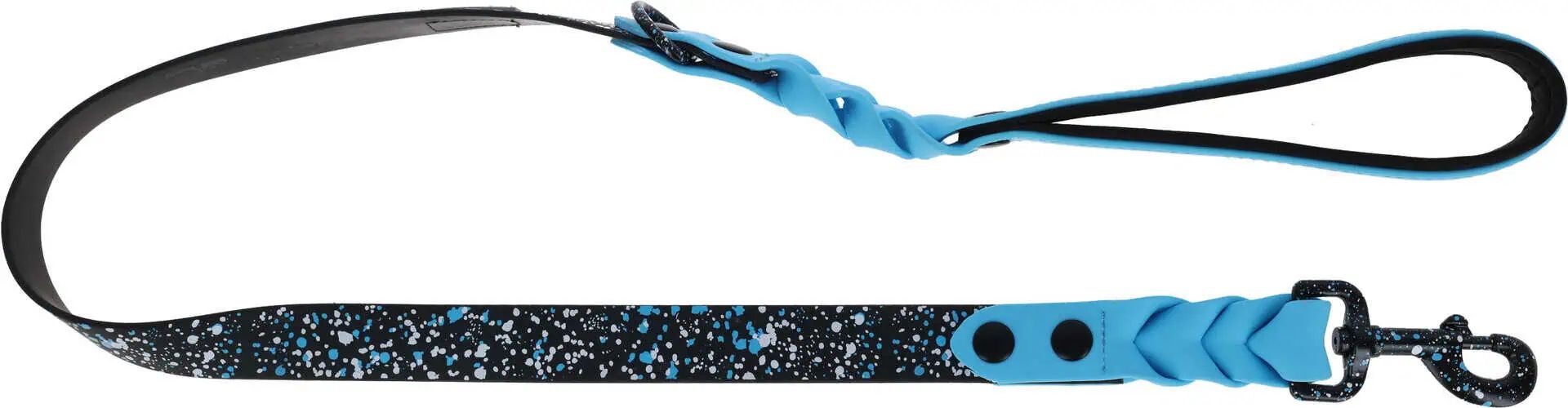 Laisse pour chien Lima Kerbl, 25 mm x 100 cm, bleu/noir