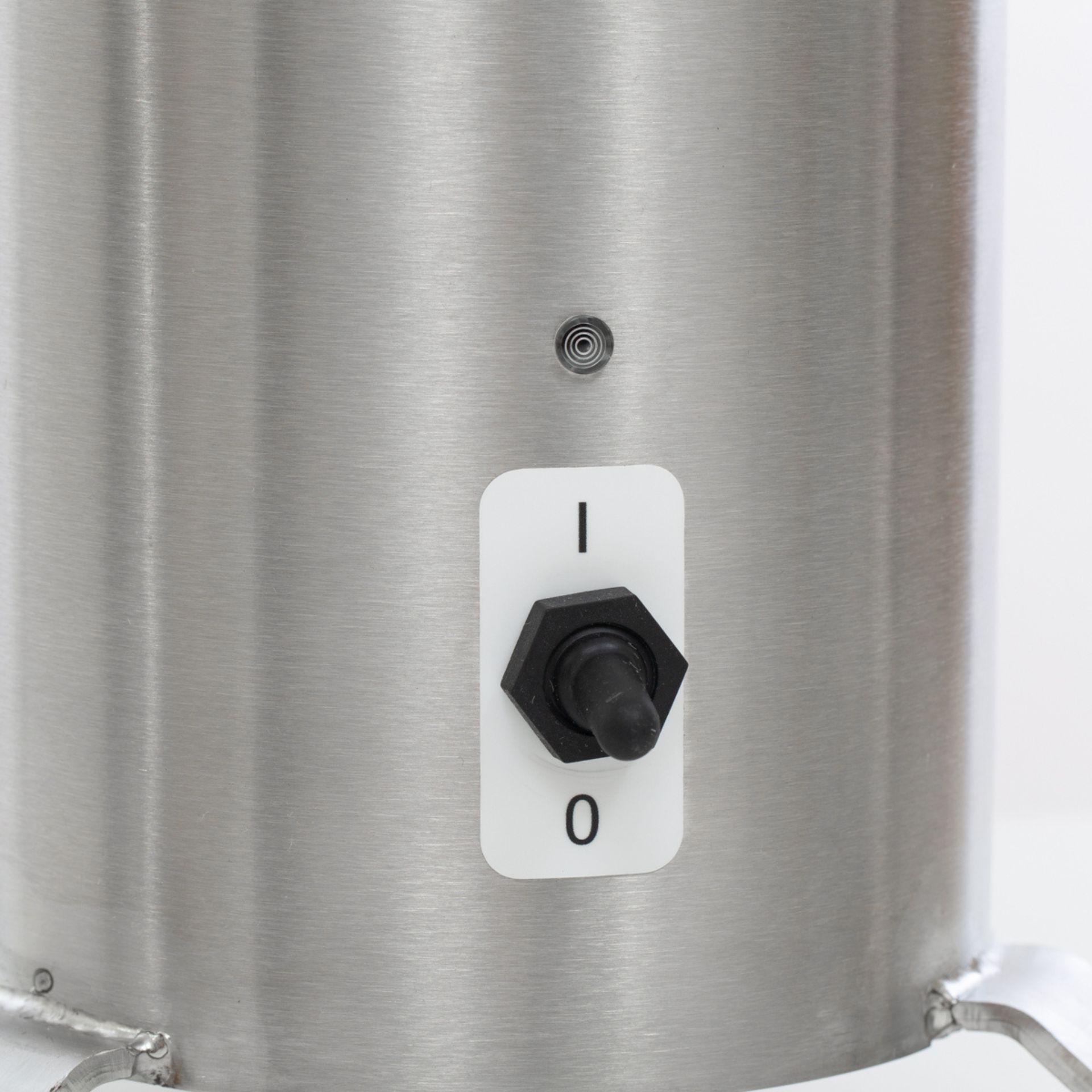 Milky FJ 130 Milk Separator Stainless Steel, 230V, for Farm Use, detail view, switch