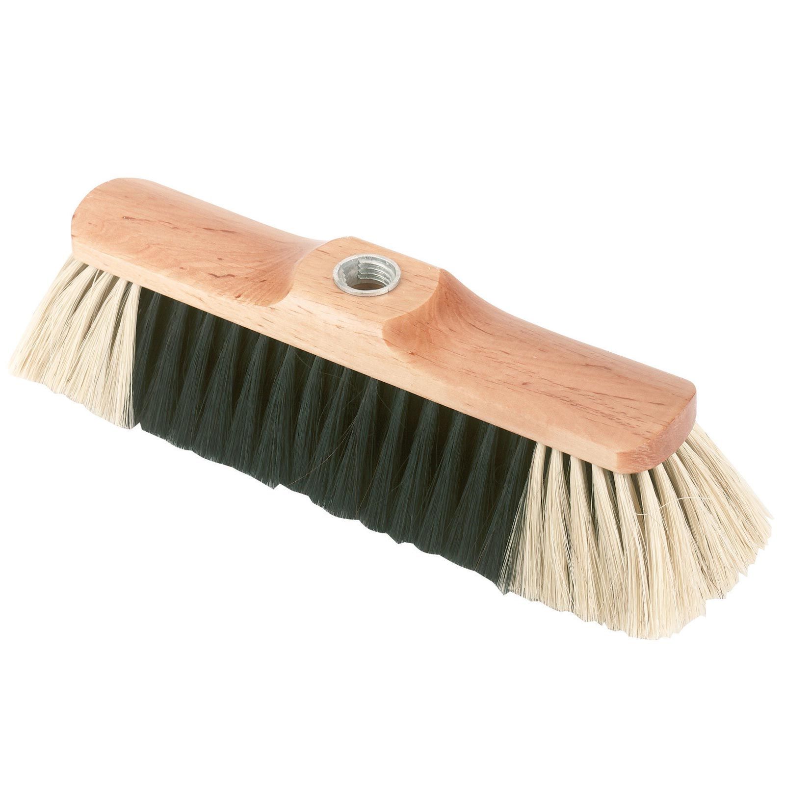 Balai Kerbl en crin de cheval, 28 cm, dos en bois avec filetage