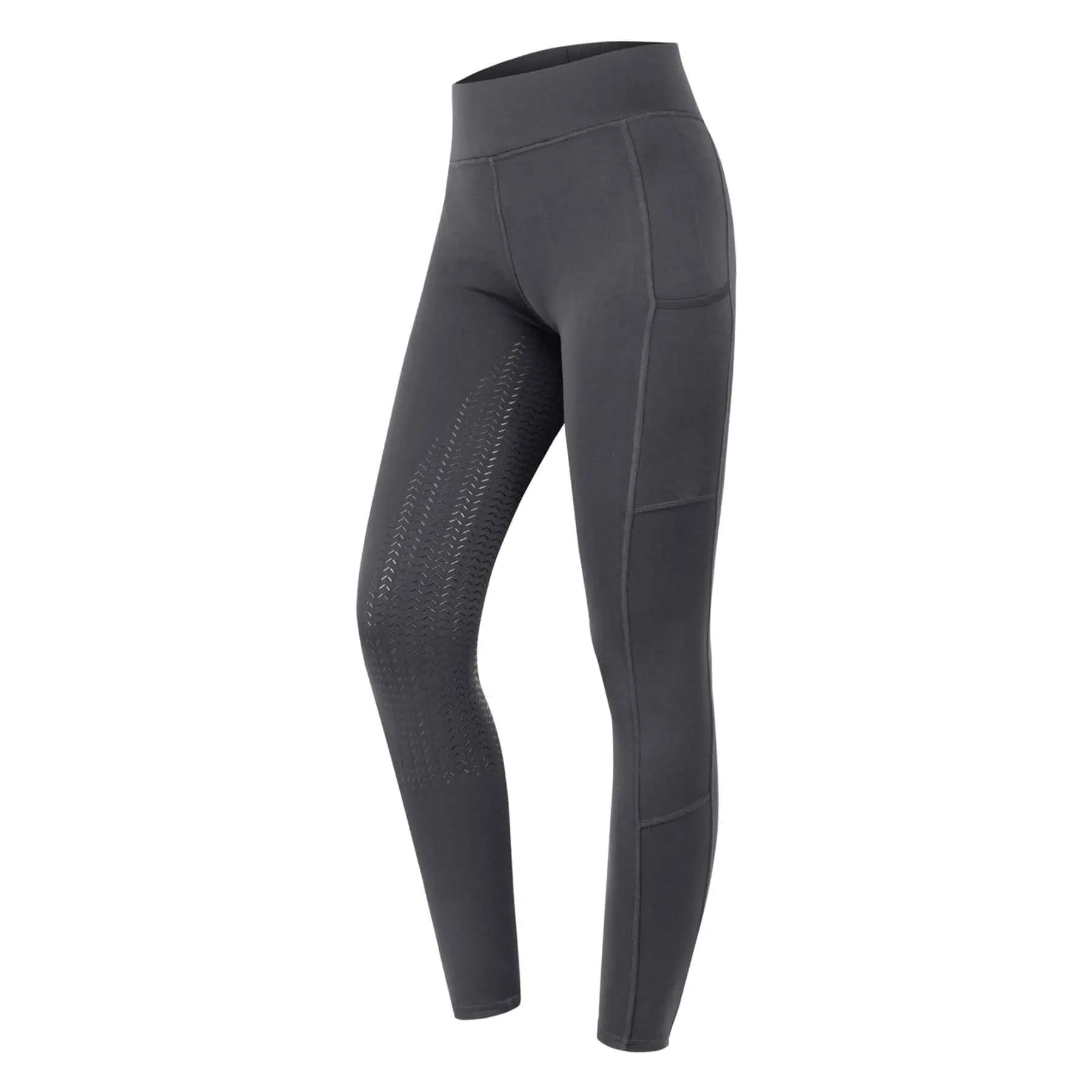 ELT Reitleggings Ella Glam mit Silikon-Vollbesatz, Damen & Kinder, asphalt D40
