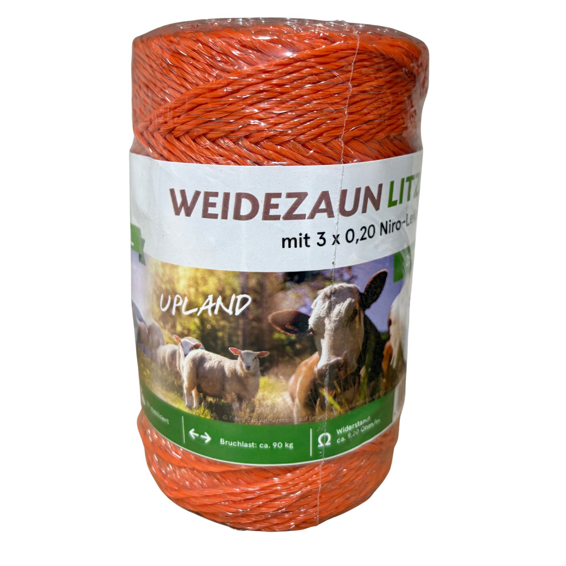 Fil plastique orange 250 m 3 conducteurs inox