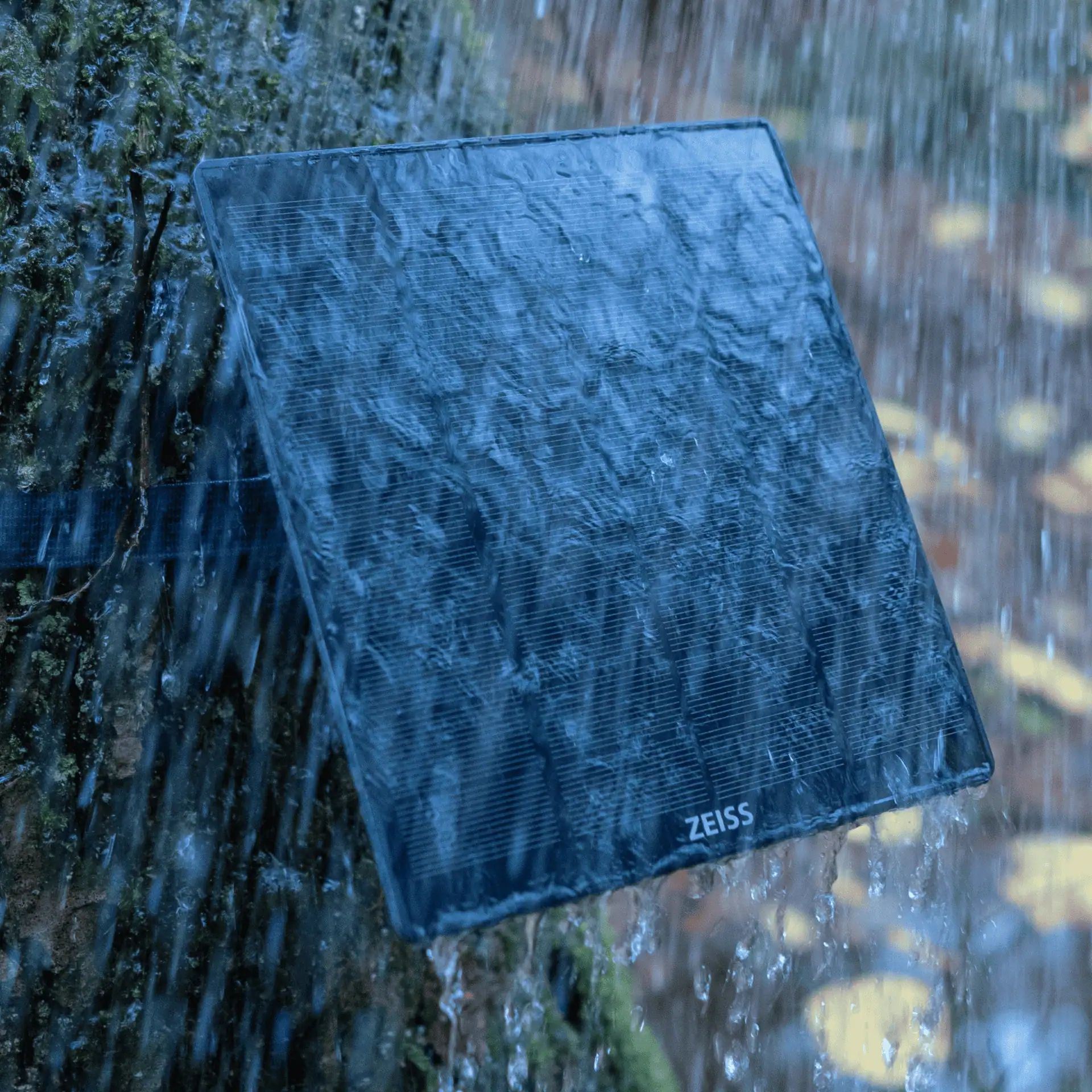 ZEISS Solar-Panel für Secacam Wildkamera, wetterfest IP66, Detailansicht, Material