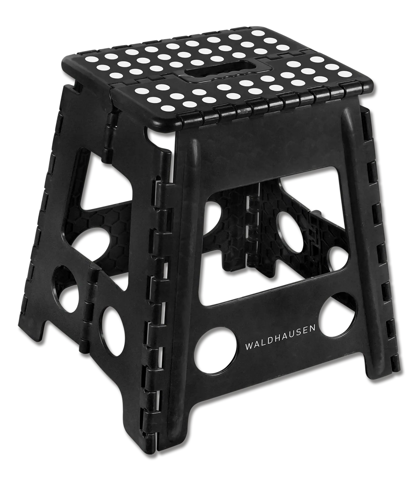 Waldhausen Foldable Mounting Block, Non-Slip, Black