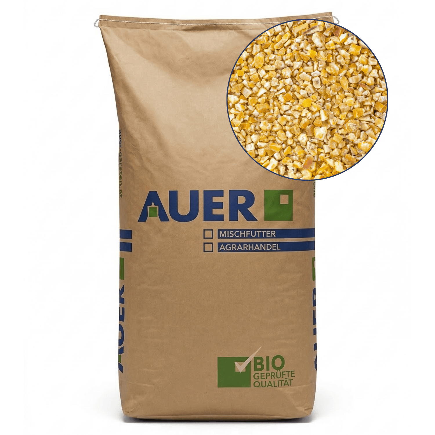 Auer Maïs Concassé Grossier Bio 25 kg, emballage