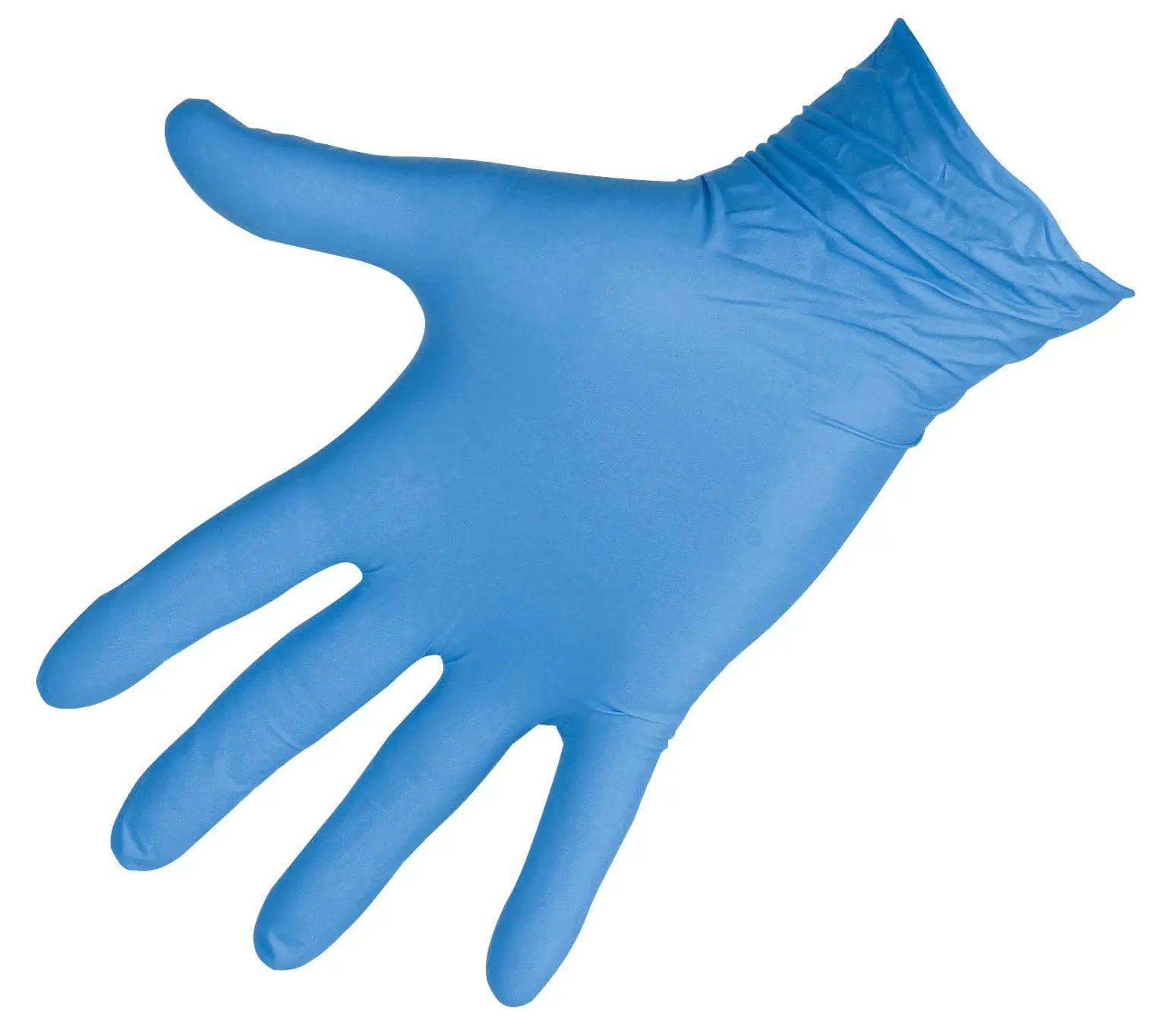 Gants jetables Nitrile Sensitive non poudrés, bleu (100 pièces)