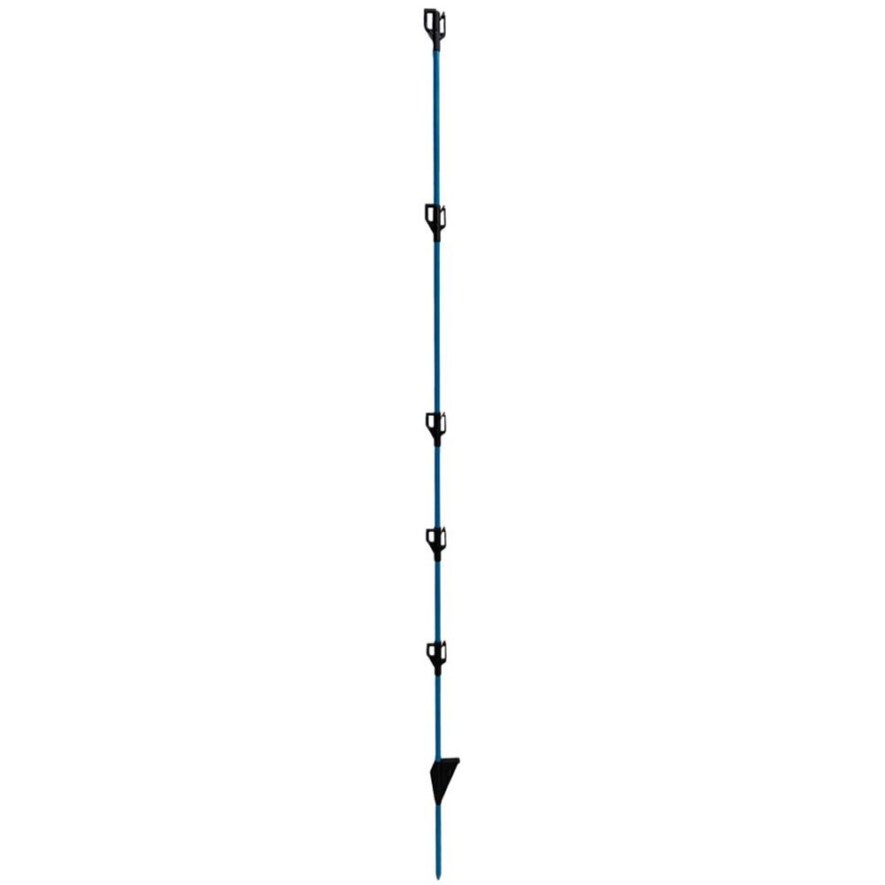 trekking pole, verstellbar, blau, segmentstange, Spitze