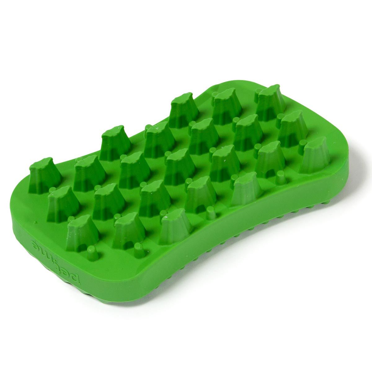 Silikon Tierbürste PET+ME grün