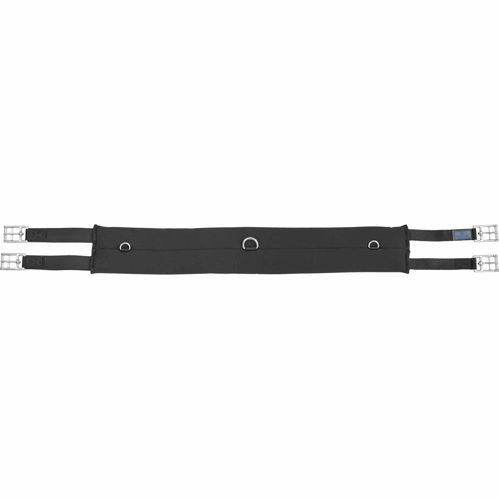 BUSSE Sattelgurt SOFT-LONG D, elastisch für Pferde, 110 cm, schwarz