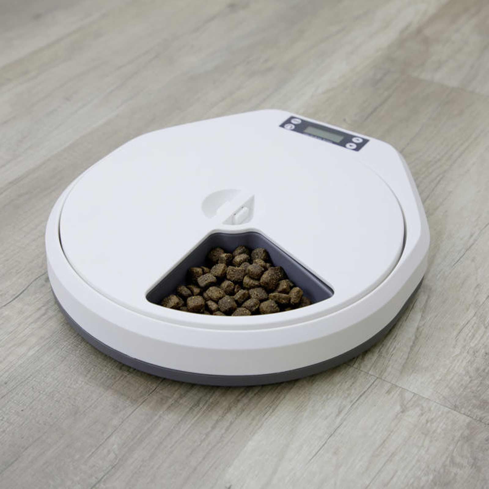 Alimentation automatique pour 5 repas, en utilisation