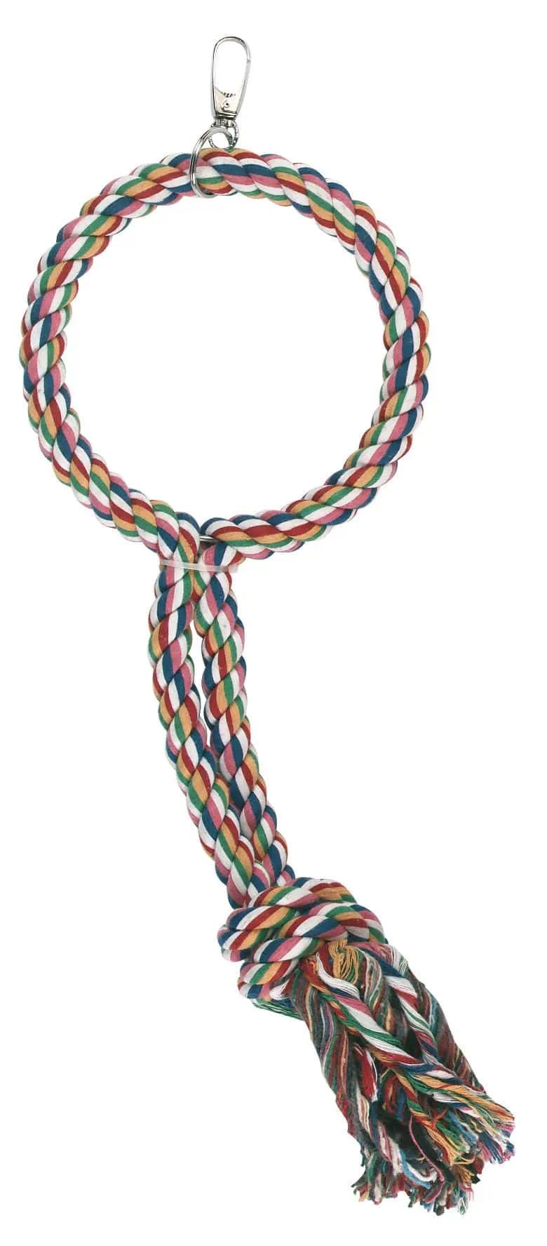 Kerbl Vogelspielzeug Spielschaukel für Sittiche & Papageien, 45 cm