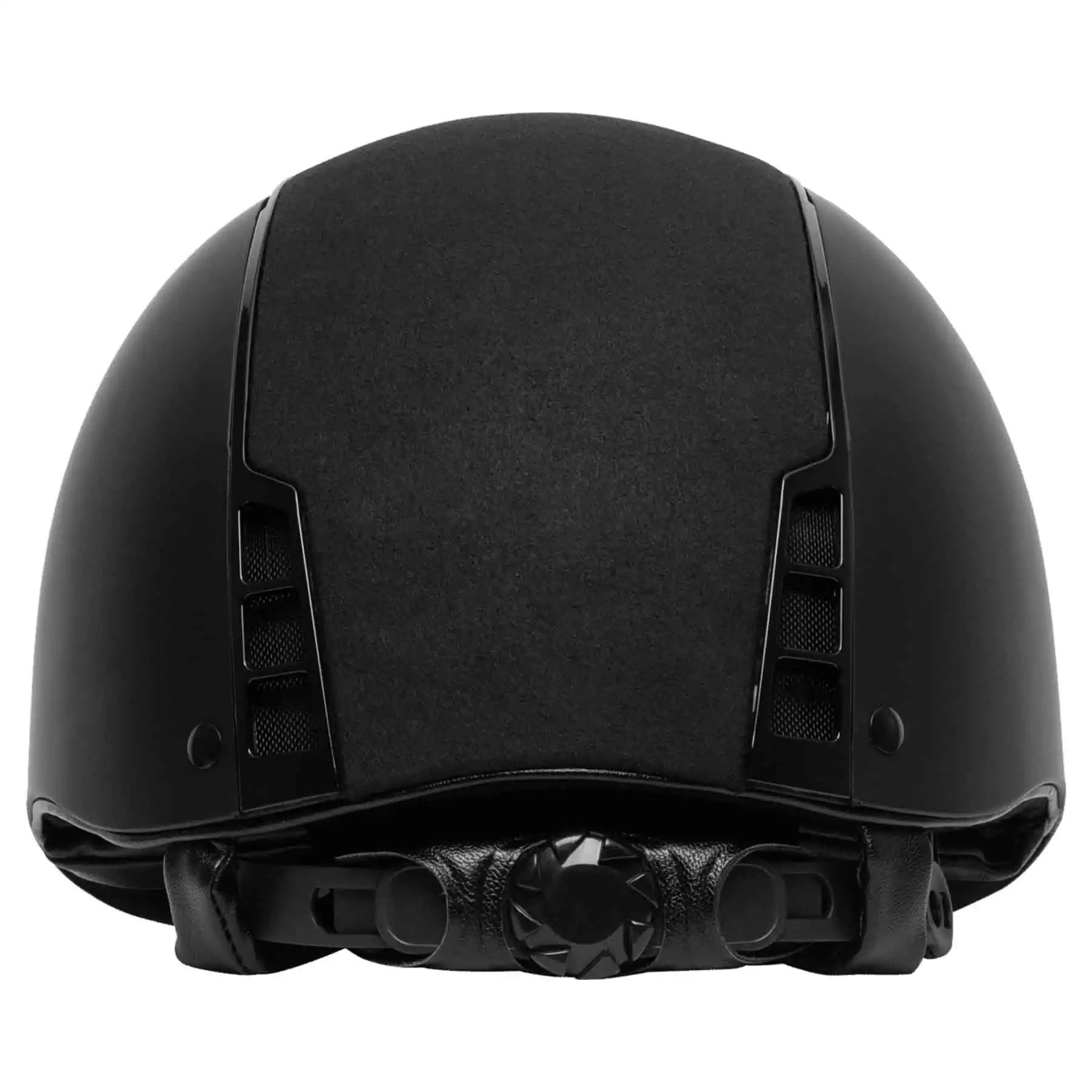 SWING Casque d'équitation H22 avec système de réglage, noir mat/velours, vue arrière