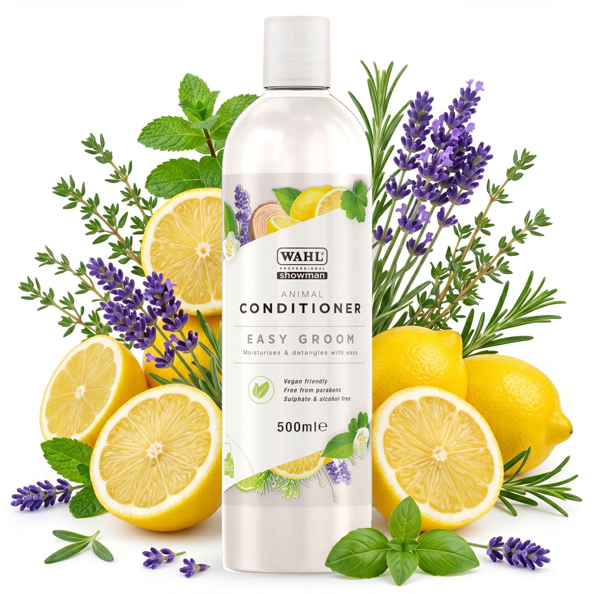 conditioner, hair, plant-based, lemons, lavender, herbal