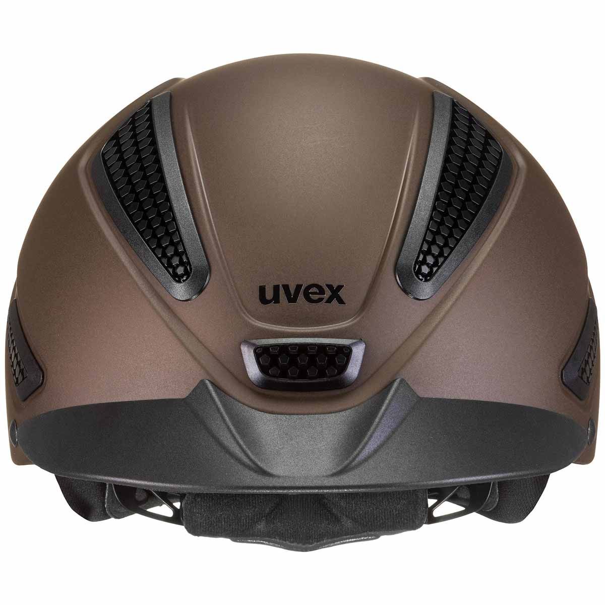 uvex perfexxion II lovaglósisak lófarok-kivágással és 3D-IAS, XXS/S, barna