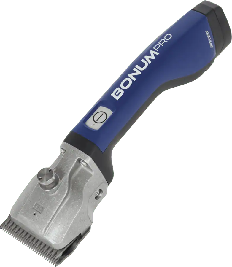 Tondeuse à batterie pour chevaux Aesculap Bonum Pro, bleue