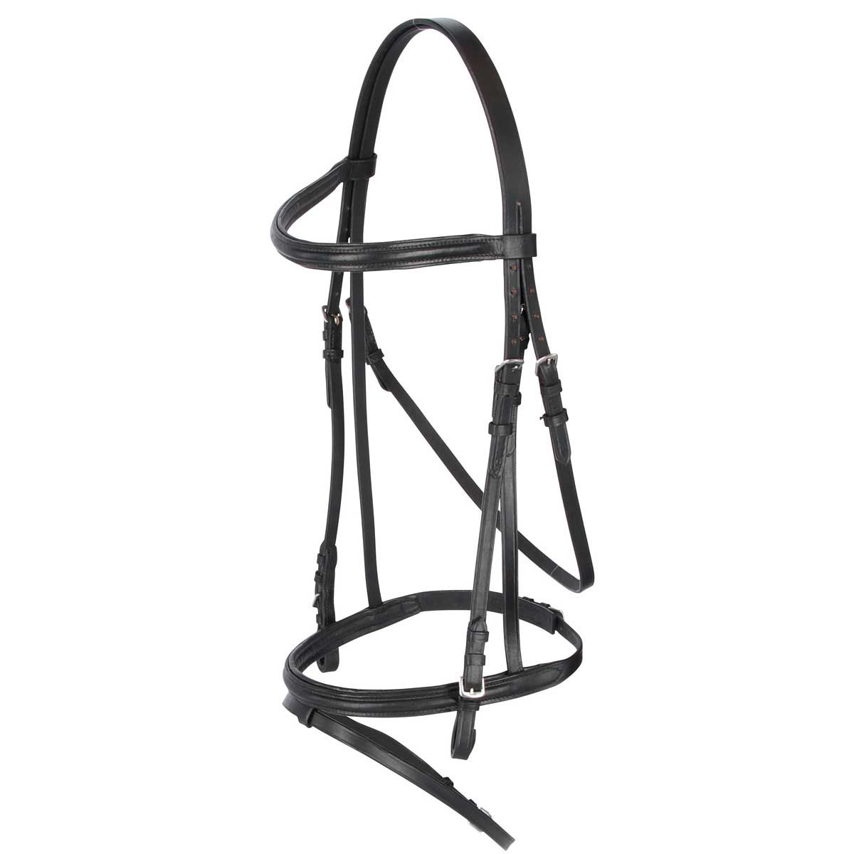 Covalliero Bride Cheval de Trait, Cuir, Sans Mors, Taille XXFull