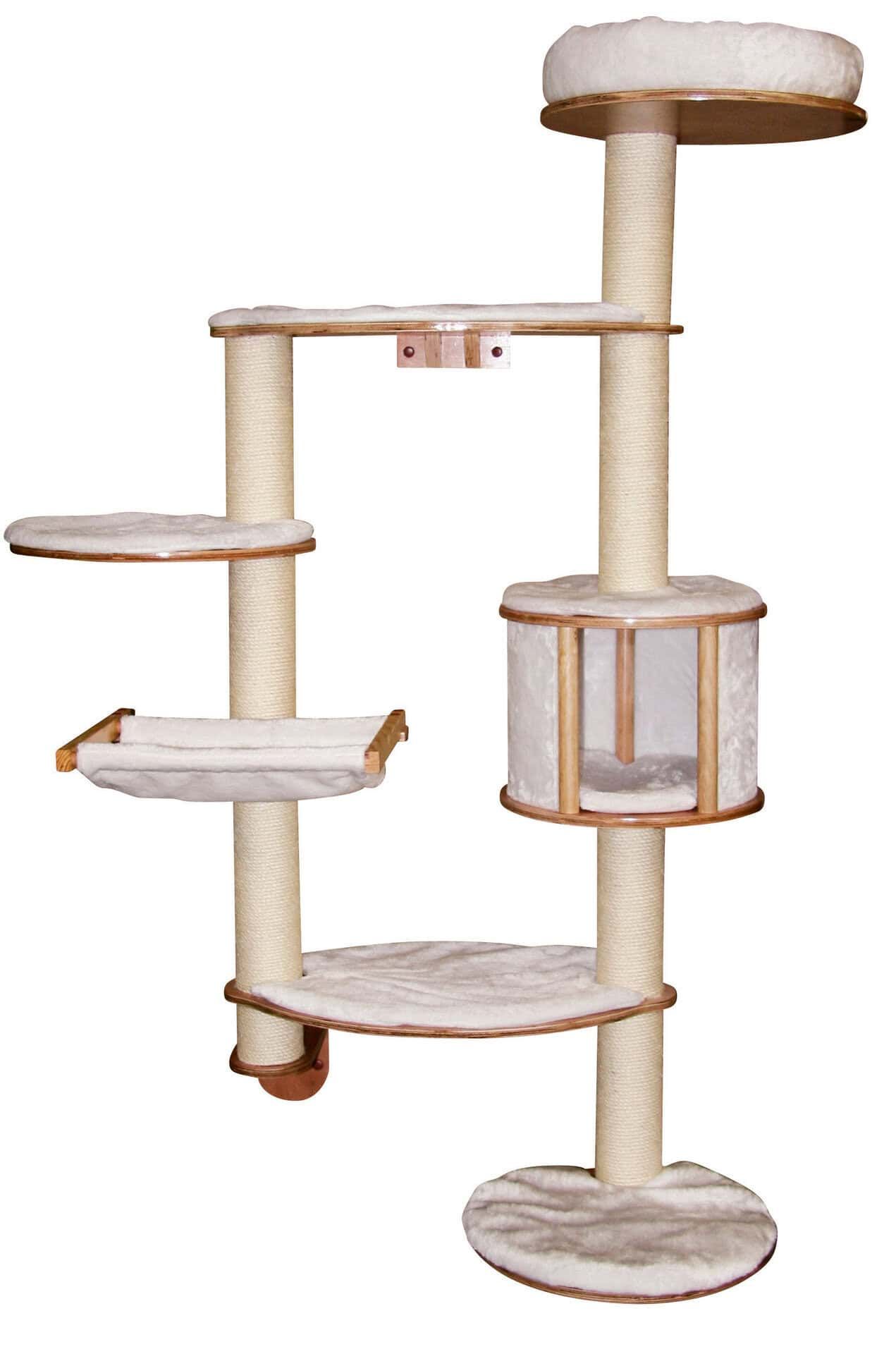 Kerbl Albero tiragraffi a parete Dolomit XL, bianco