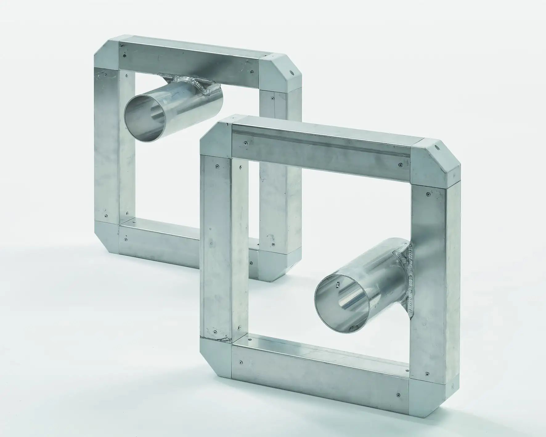 Aluminium-Cavaletti für Holzstange (2 Stück)