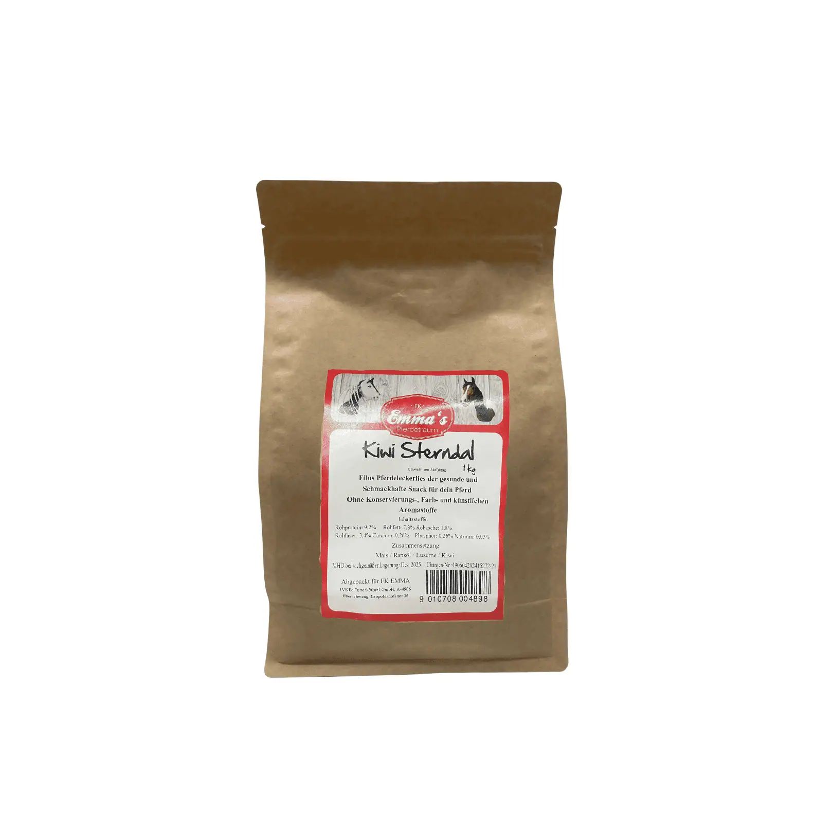 Emmas horse treat Kiwi Sterndal, packaging