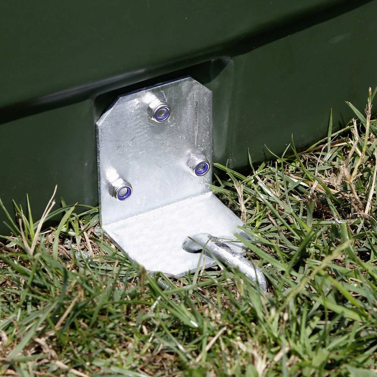 Ancrage au sol pour les abreuvoirs de pâturage