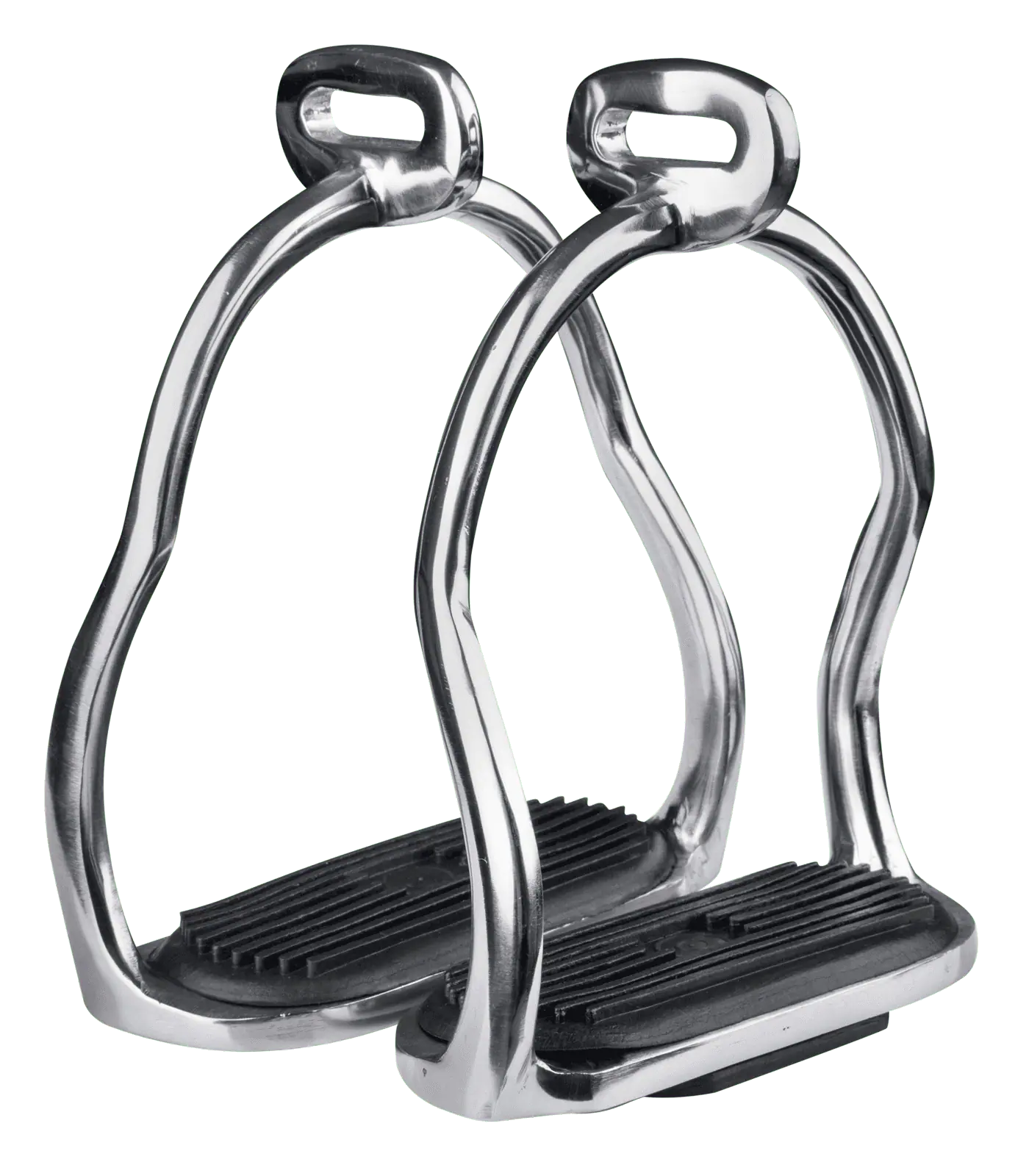 Waldhausen Speciális Tölt Kengyel Island, fekete betét, 12 cm