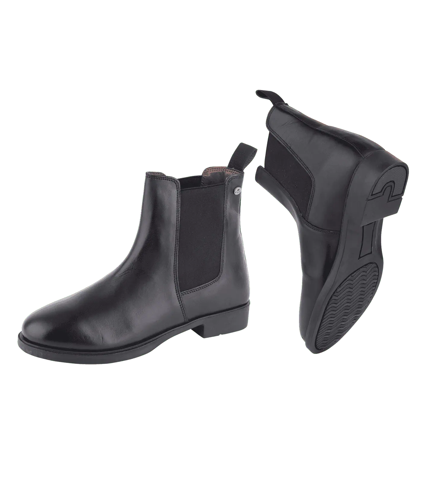 Bottines Jodhpur ELT Classic – Cuir lisse pour cavaliers, noir 37