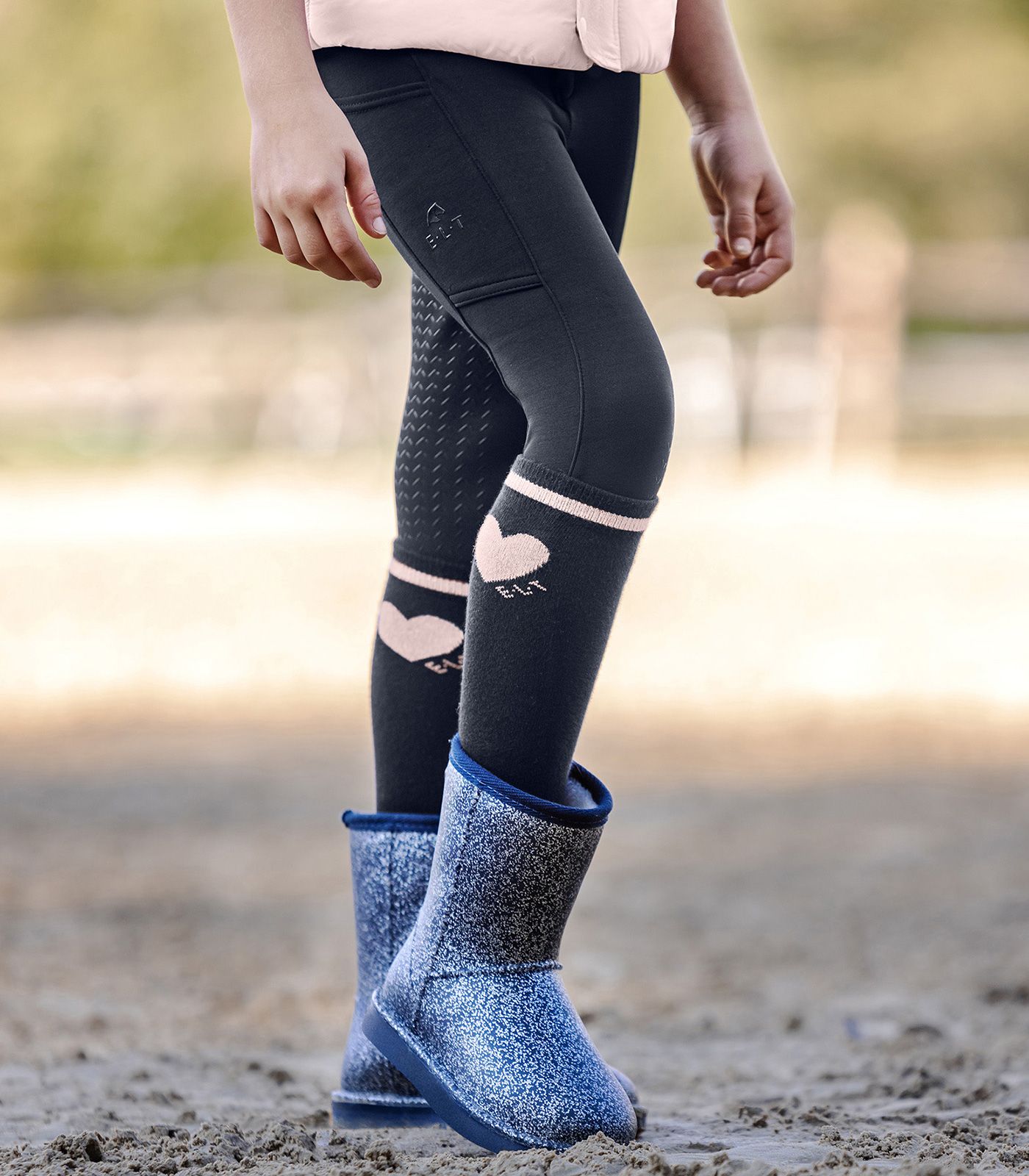 ELT Bootie Rainless ghete de iarnă, impermeabile, albastru închis/lucky, în utilizare
