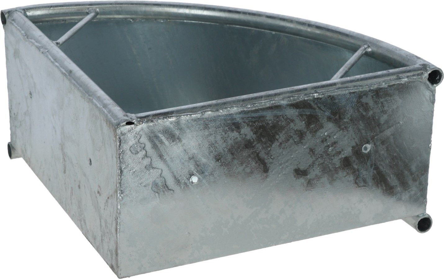 galvanisiert, Luftkanal, Metallbehälter, rechteckig, offen oben