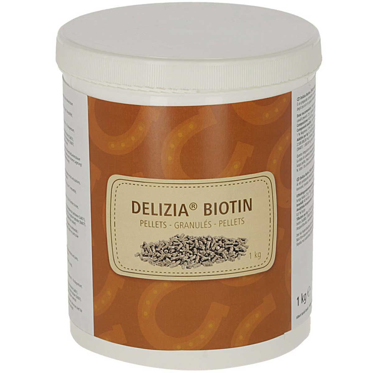 Kerbl Delizia Pelete cu Biotină pentru Cai, Copite Puternice, 1 kg, ambalaj