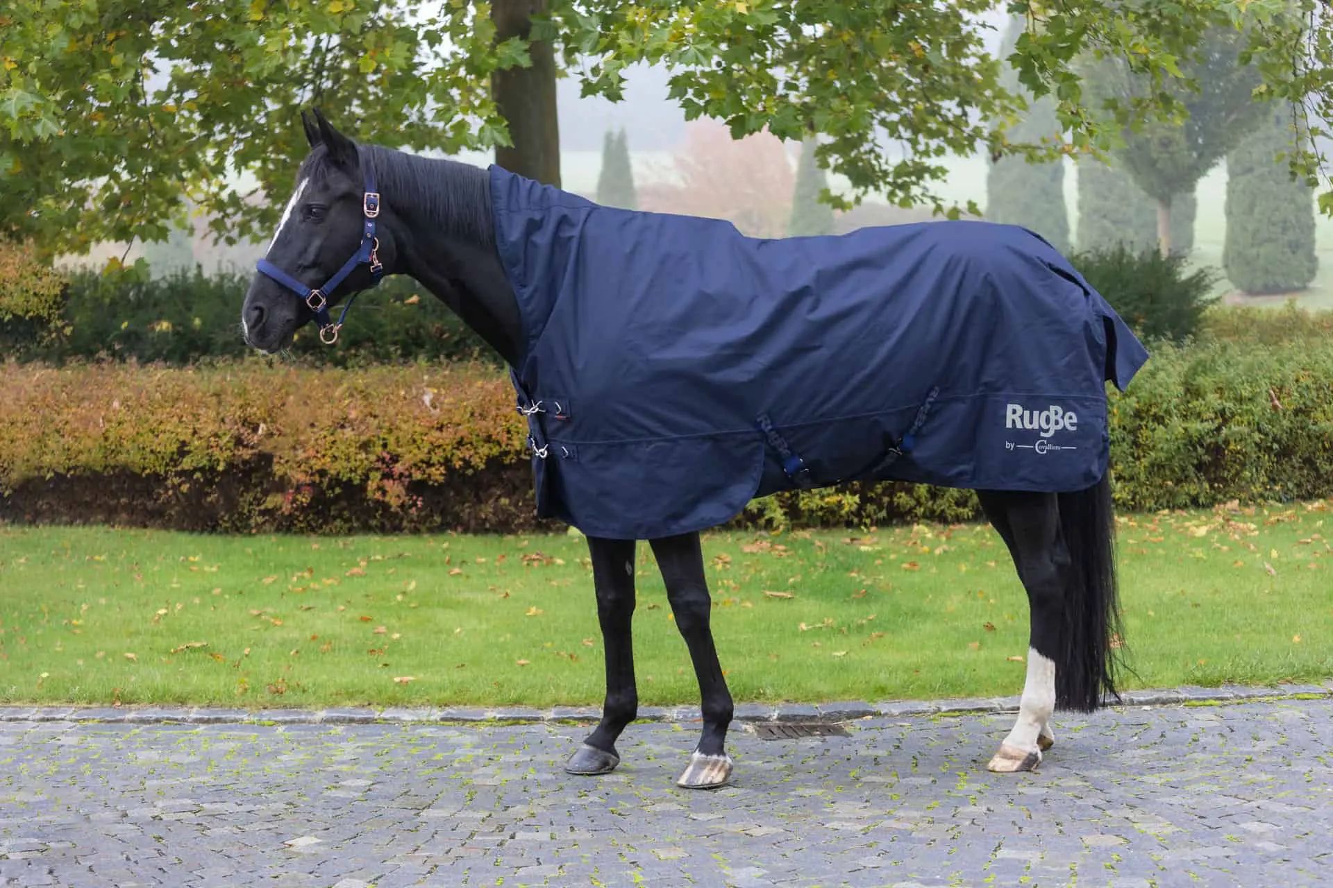 Covalliero Outdoordecke RugBe HighNeck ohne Fütterung, Seitenansicht