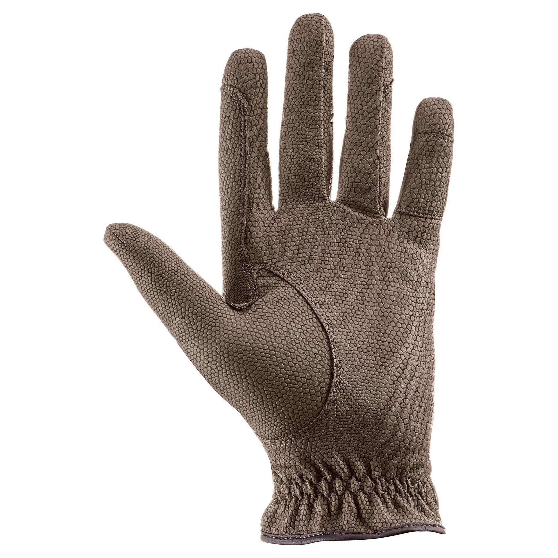 Gants d'équitation uvex i-performance 2, adhérents et tactiles, vue de face