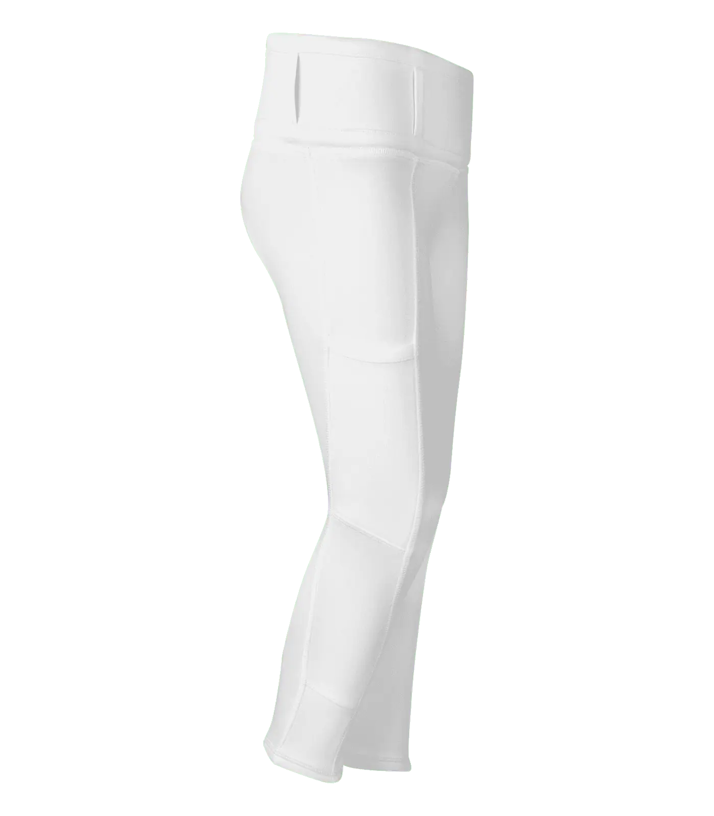 Legging d'équitation ELT Ella à fond intégral silicone, blanc 128