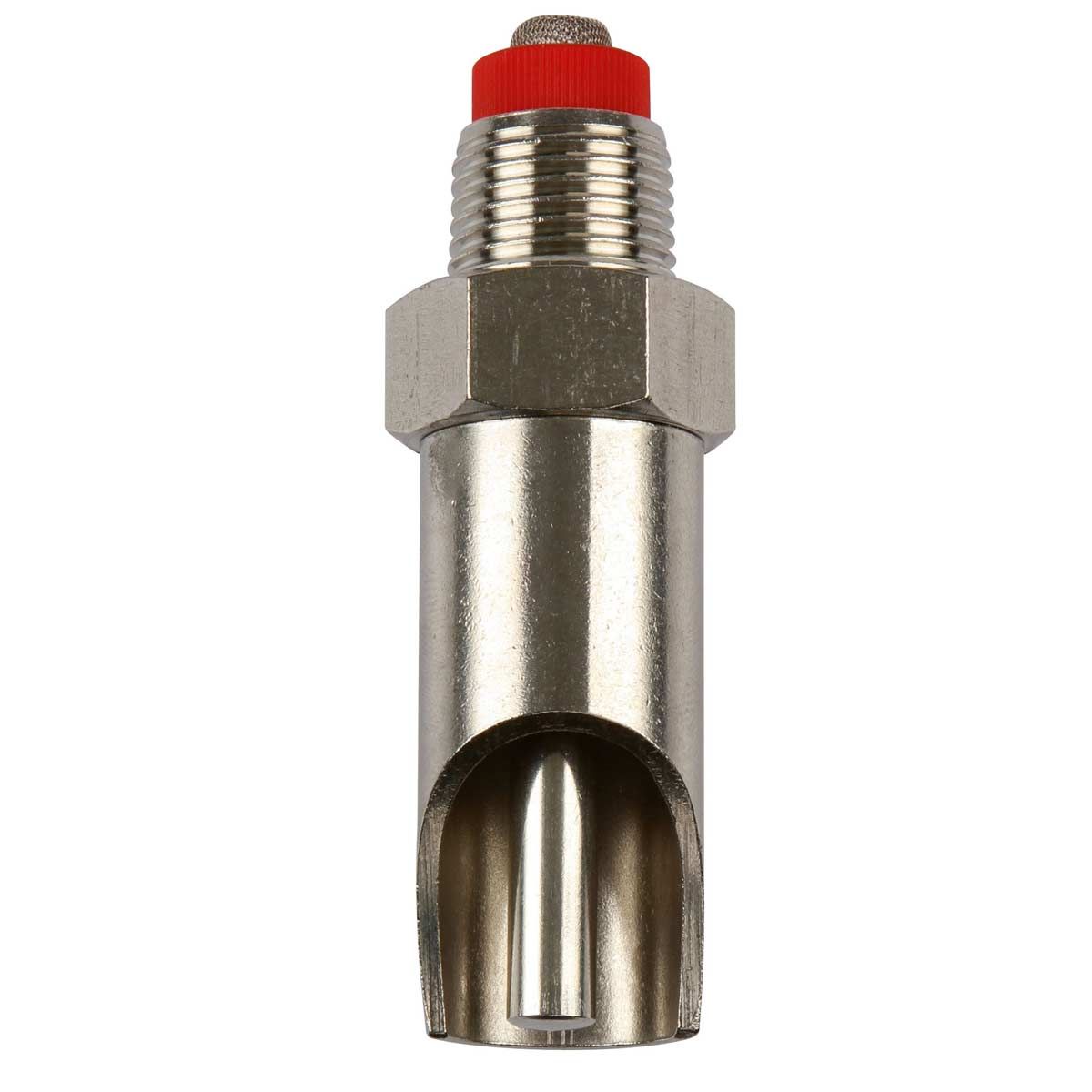 Kerbl Tétine à mordre inox avec cône de pression fin pour porcs, 1/2"-3/4"