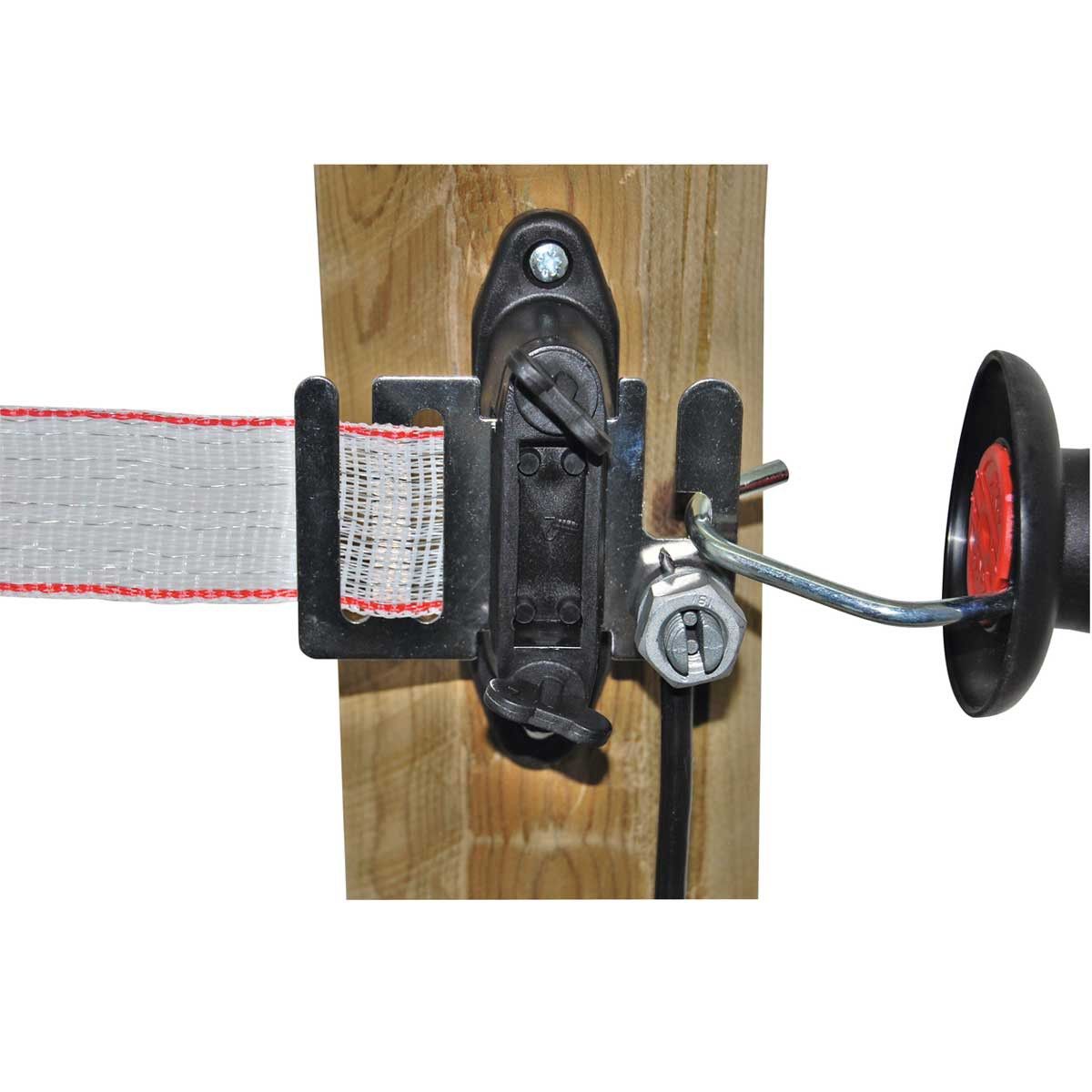 AKO Kopplingsklämma för stängseltråd galvaniserad, 10-pack, detaljbild, isolator