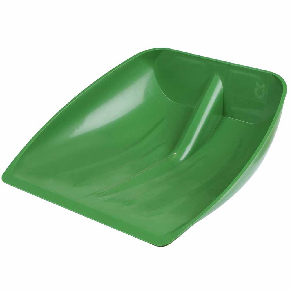 Kerbl lopată zăpadă și cereale plastic, muchie aluminiu, fără mâner